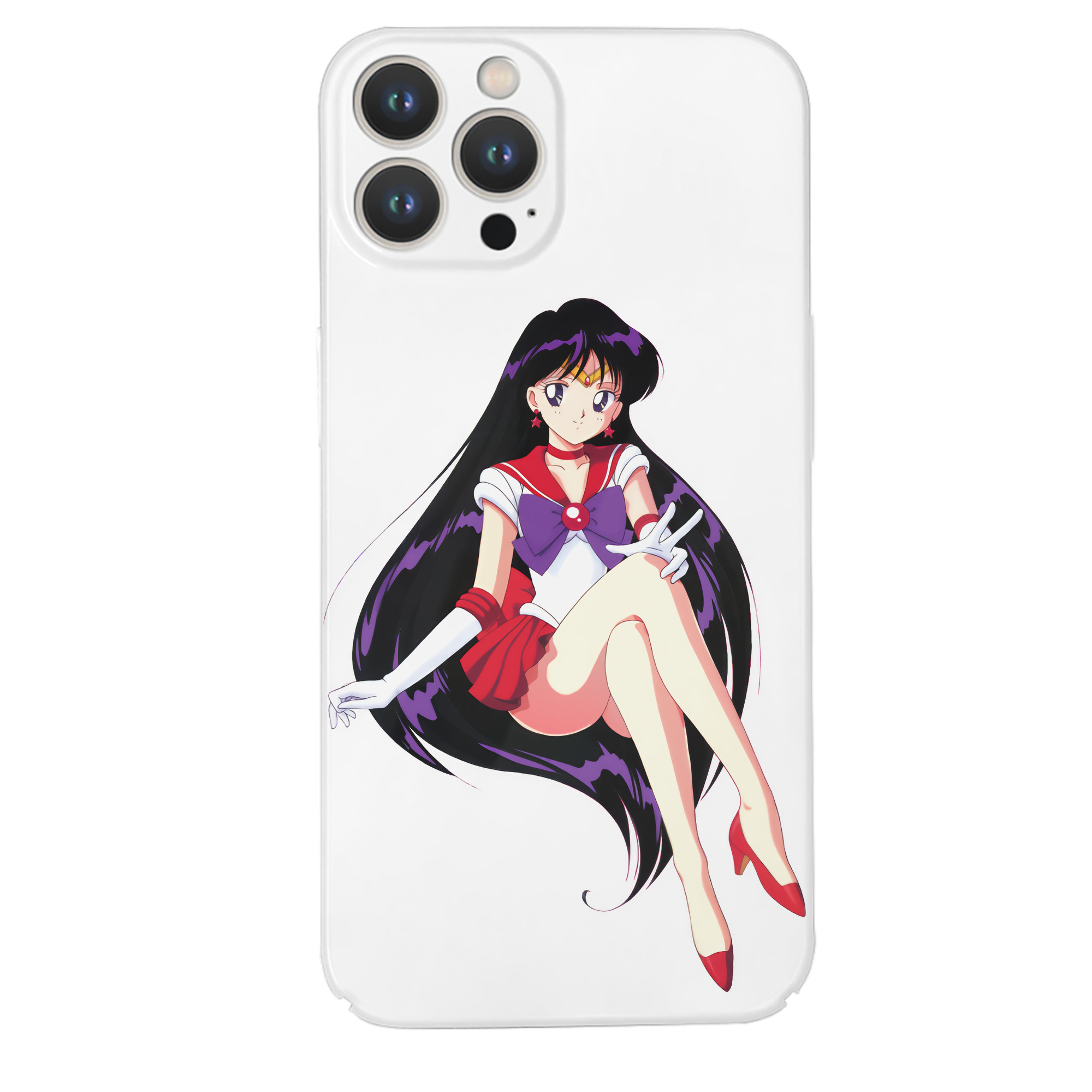 （画像用） 美少女戦士セーラームーン 火野レイ ひの レイ Sailor Moon Hino Rei （セーラーマーズ,Sailor Mars） 【iPhone 14シリーズ対応】ハードケース